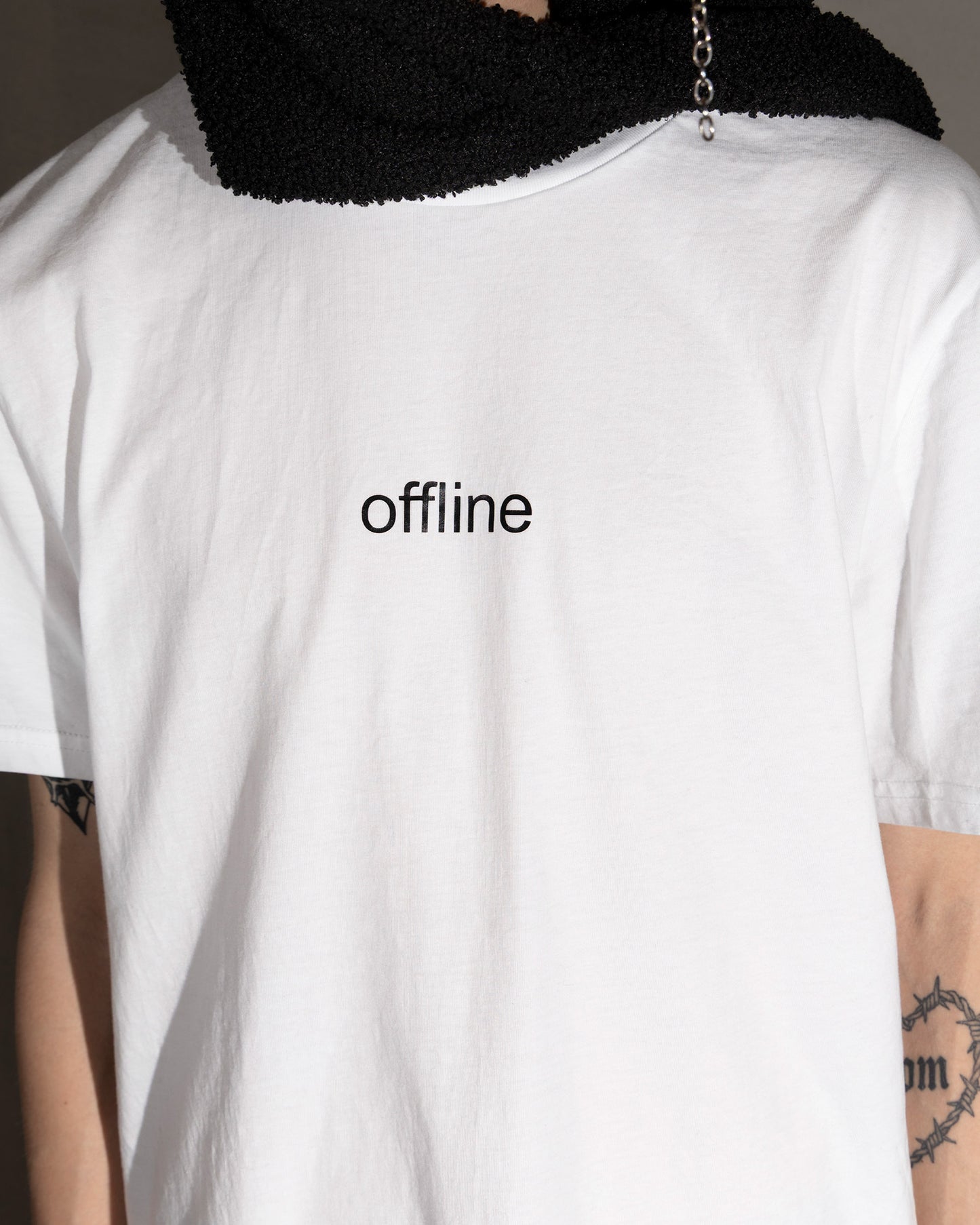 Whereismike t-paita - valkoinen